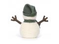Peluche Maddy Snowman Large (green) - Dimensions : L : 16 cm x l : 16 cm x h : 26 cm - Jellycat - SWM2LM