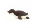 Peluche Skidoodle Penguin - Dimensions : l : 16 cm x h : 8 cm - Jellycat - SKI3P