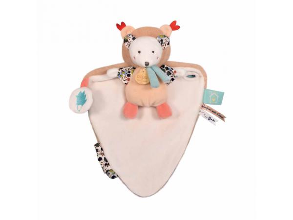 Doudou papillote - ours - taille 28 cm