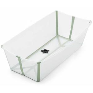 Baignoire pliante Flexi Bath® XL grande taille transparent vert (Transparent Green) - Stokke - 535904