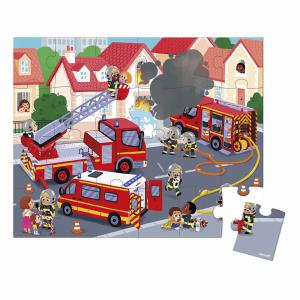 Puzzle Pompiers - 24 Pcs - Janod - J02605