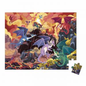 Puzzle Terre de Dragons  - 54 Pcs - Janod - J02609