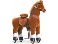 Ponycycle Cheval marron avec sabot blanc, frein et son à monter Age 7 ans + - Hauteur assise (cm) 73 - Ponycycle - Ux524