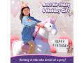 Ponycycle Licorne rose à monter Age 7 ans + - Hauteur assise (cm) 73 - Ponycycle - Ux502