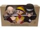 Set 3 Marionnettes Pinocchio - Sans Pieds - Fabriqué en Europe