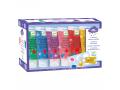 Les couleurs des petits - 6 tubes de peinture à doigts - Paillettes - Djeco - DJ09017