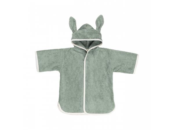 Poncho-robe - baby - bunny - eucalyptus, eucalyptus-one size
