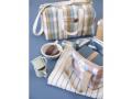 Lunch Cooler Bag - Cottage Blue Checks, Multi Print-One Size - Fabelab - 2006238811