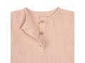 T-shirt manches longues en mousseline rose poudré 03-06 mois - Lassig - 1531040772-68