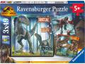 Puzzles enfants - Puzzles 3x49 pièces - T-rex et autres dinosaures / Jurassic World 3 - Ravensburger - 05656