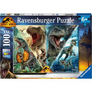 Puzzles enfants - Puzzle 100 pièces XXL - Les espèces de dinosaures / Jurassic World 3 - Jurassic World - 13341