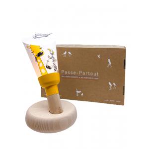 Coffret Jungle Girafe-jaune - 30cm (h) x 19cm (l) x 8cm (p) - Polochon & Cie - 6174
