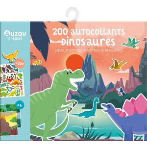 200 autocollants dinosaures (édition 2021) - Auzou - 9791039502399