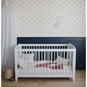 Lit bébé évolutif 70x140 couleur : Blanc - Gamme Opéra - Maison Charlotte - 10040201