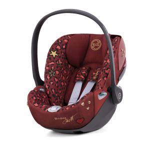 Coque Auto Cloud Z2 i-Size - Collection Fashion Rockstar / Dark Red - coque inclinable à plat - Cybex - 522000607