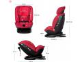 Siege Auto Pivotant Isofix 0/1/2/3 Xpedition rouge - kinderkraft - KCXPED00RED0000