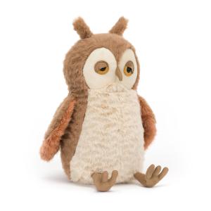 Oakley Owl (brown) - L: 10 cm x l: 12 cm x h: 22 cm - Jellycat - OAK2O