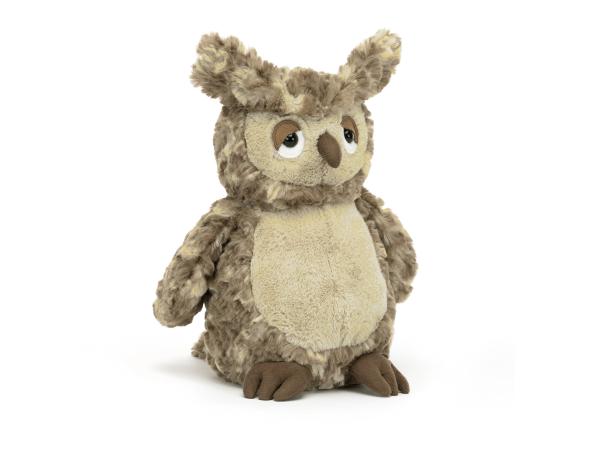 Oberon owl (horned) - l: 9 cm x l: 12 cm x h: 26 cm