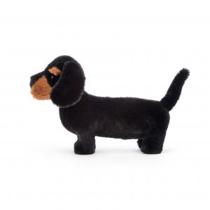 Freddie Sausage Dog Small - L: 17 cm x l: 5 cm x h: 13 cm - Jellycat - FR6SD