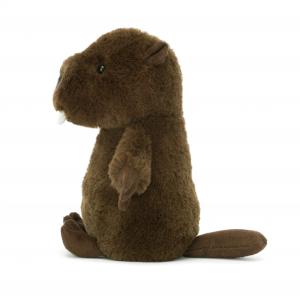 Nippit Beaver - L: 8 cm x l: 7 cm x h: 13 cm - Jellycat - NIP3B