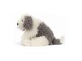Peluche Floofie Sheepdog - L: 18 cm x l: 40 cm x h: 25 cm - Jellycat - FLO1SD