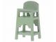 Chaise haute, Souris - Vert menthe - H: 7 cm x L : 3,7 cm x l: 3,2 cm