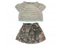 Knitted sweater and skirt for big sister mouse - Maileg - 17-2213-02