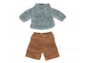 Pull et pantalon en tricot pour grand frère - H: 19 cm x L : 10 cm - Maileg - 17-2214-02