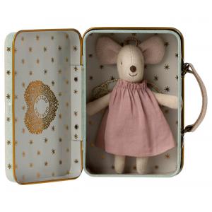 Angel mouse in suitcase - Maileg - 17-2700-00