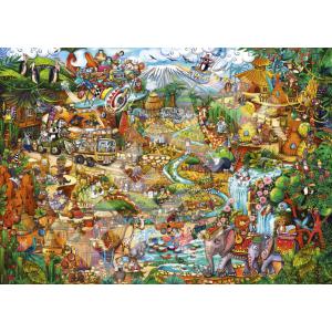 Puzzle 2000 pièces triang berman exotic safari - Heye - 29996