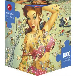 Puzzle 1000p Triang Degano Insta Girls Life Heye - Heye - 29992