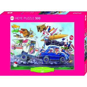 Puzzle 500p Cart Classics Off On Holiday Heye - Heye - 29988