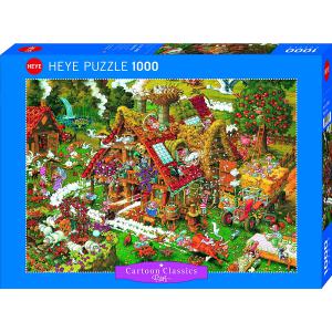 Puzzle 1000p Cart Classics Funny Farm Heye - Heye - 29989
