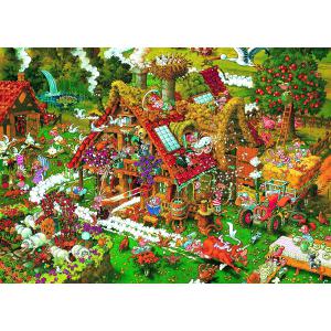 Puzzle 1000p Cart Classics Funny Farm Heye - Heye - 29989