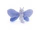 Peluche Bluebell Butterfly - L: 5 cm x l: 32 cm x h: 20 cm