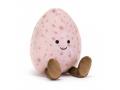 Peluche Eggsquisite Pink Egg - L: 6 cm x l: 6 cm x h: 10 cm - Jellycat - EGG3P