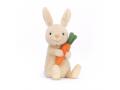 Bonnie Bunny with Carrot - L: 6 cm x l: 8 cm x h: 15 cm - Jellycat - BONB3C