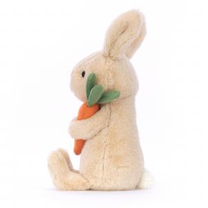 Peluche Bonnie Bunny with Carrot - L: 6 cm x l: 8 cm x h: 15 cm - Jellycat - BONB3C