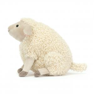 Peluche Burly Boo Sheep - L: 17 cm x l: 12 cm x h: 19 cm - Jellycat - BUR3BS