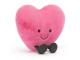 Peluche Amuseable Pink Heart Large - L: 6 cm x l: 19 cm x h: 17 cm