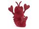 Peluche Love-Me Lobster - L: 5 cm x l: 7 cm x h: 15 cm