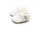 chaussons velours ecru - taille 1