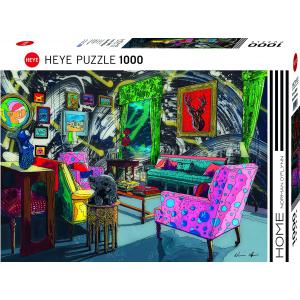 Puzzle 1000p Home Room With Deer Heye - Heye - 29973