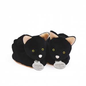 Chaussons chat noir - Doudou et compagnie - DC3891