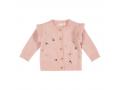 Cardigan en tricot avec broderie Soft Pink  - 74 - Little-dutch - CL25355501