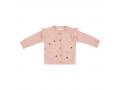 Cardigan en tricot avec broderie Soft Pink  - 74 - Little-dutch - CL25355501