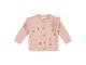Cardigan en tricot avec broderie Soft Pink  - 86