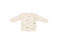 Cardigan en tricot avec broderie Soft White  - 74 - Little-dutch - CL25392501