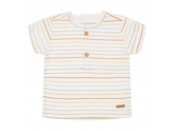 T-shirt manches courtes vintage sunny stripes - 80