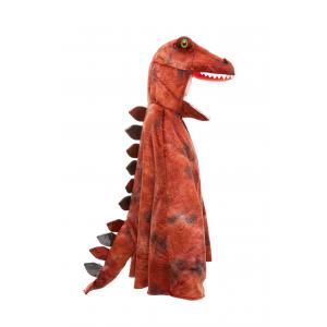 Cape de T-Rex  Grandasaurus avec griffes, rouge/noir, taille US 4-6 - Great Pretenders - 56875
